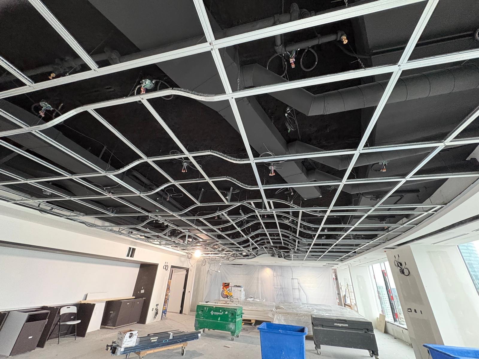 Curved ceiling framing Vancouver